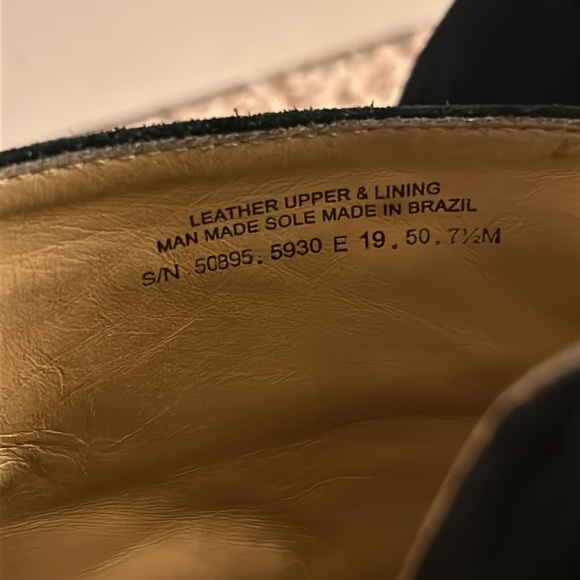 Tory Burch Sophia Suede Booties size 7.5 M 7 1/2 Black - Picture 4 of 4